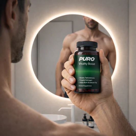 Cápsulas PURO™ | El secreto para deshincharte de forma 100% natural y recuperar tu cuerpo de hombre.
